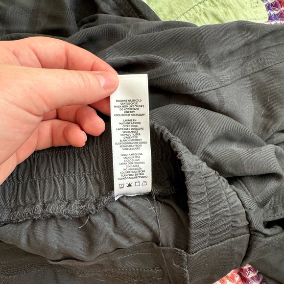 Splendid Black/Grey Lightweight Camo Pants - Picture 6 of 6